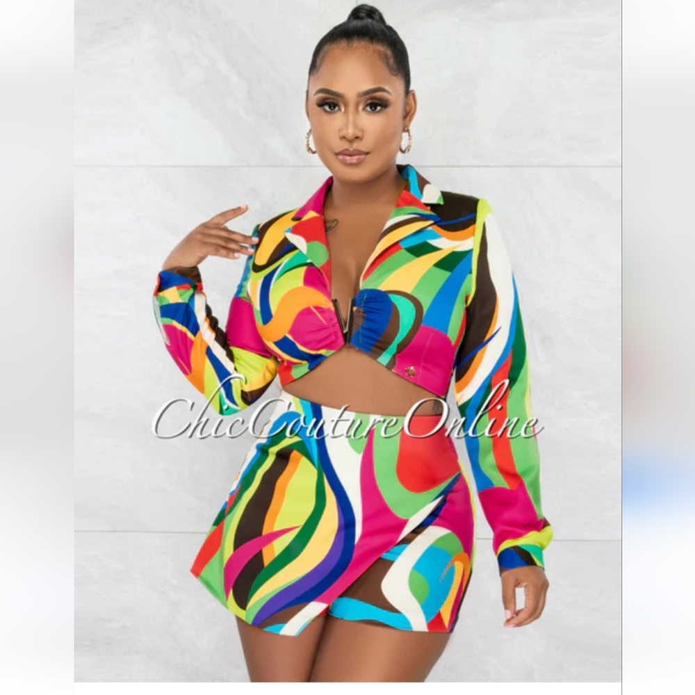 Spencer Multi- Color Printed Set